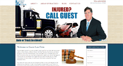 Desktop Screenshot of guestlawoffice.com